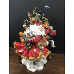 Peggy Abrams -WINDSWEPT Magic Numbered Santa Figurine With Box #33501